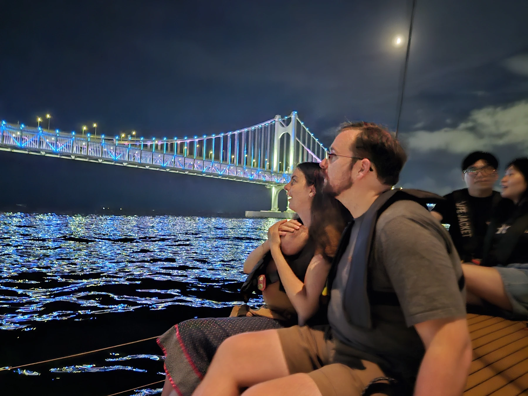 Night yacht cruise on the NURETH-21 post-conference tour